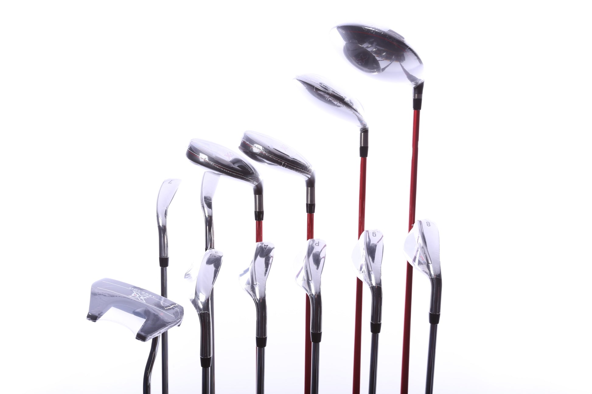 Used Callaway XR Complete Set - Right-Handed - 1W, 3W, 4H, 5H, 6-PW, AW, SW, Putter - Regular Flex-Next Round