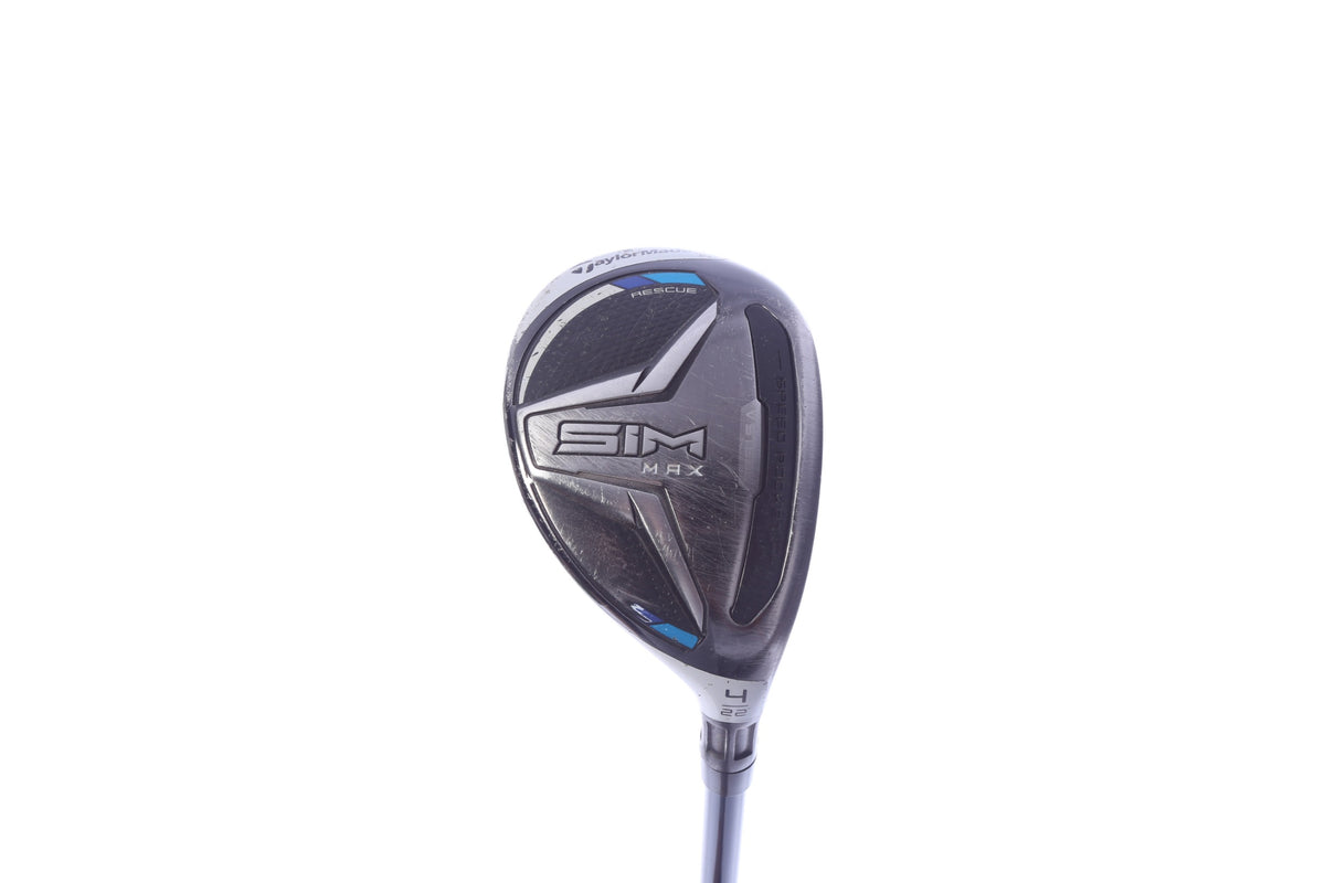 Used TaylorMade SIM MAX 4H Hybrid - Right-Handed - 22 Degrees - Seniors Flex