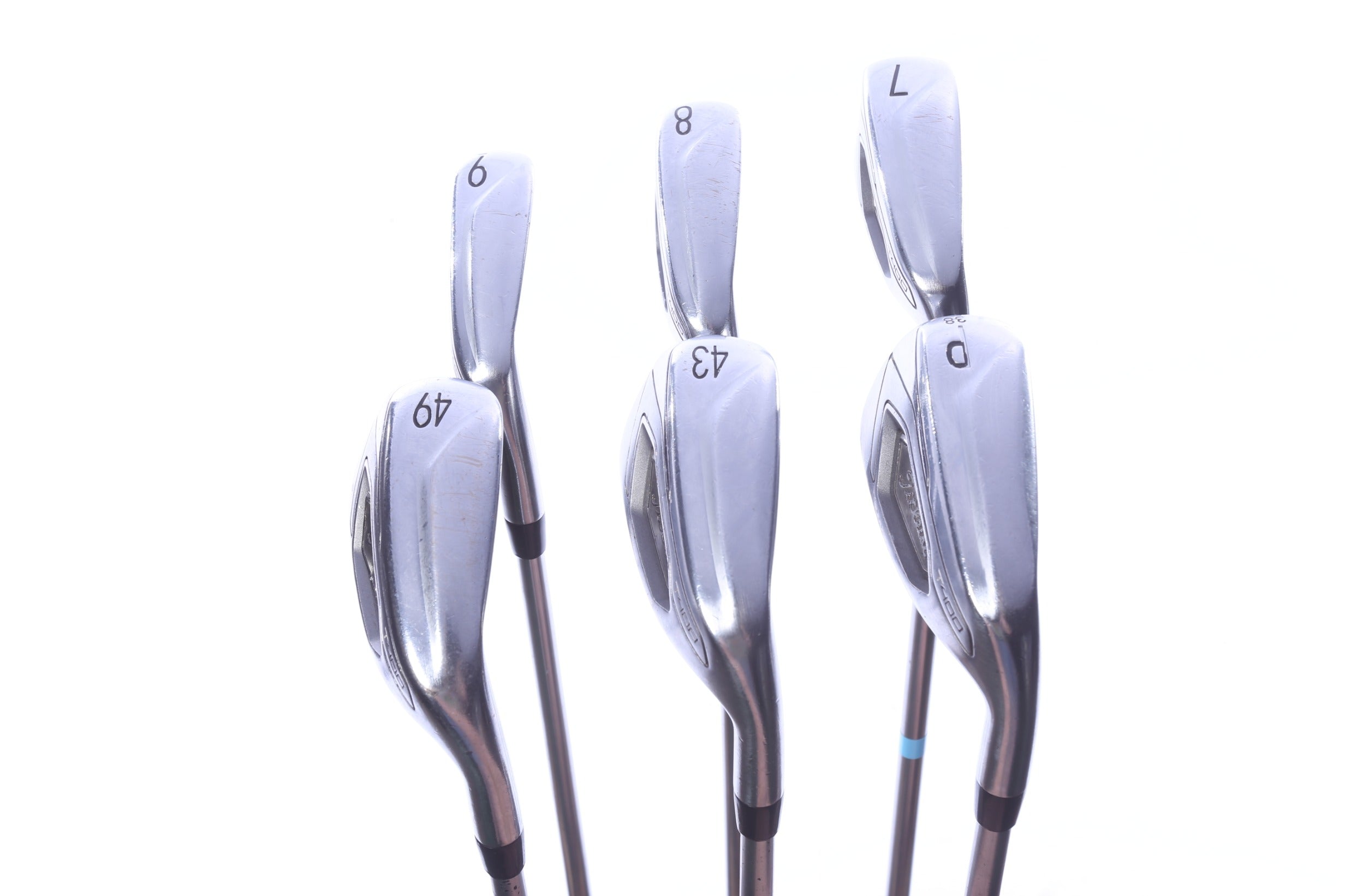 Used Titleist T400 Iron Set - Right-Handed - 7-PW, GW, AW - Regular Flex