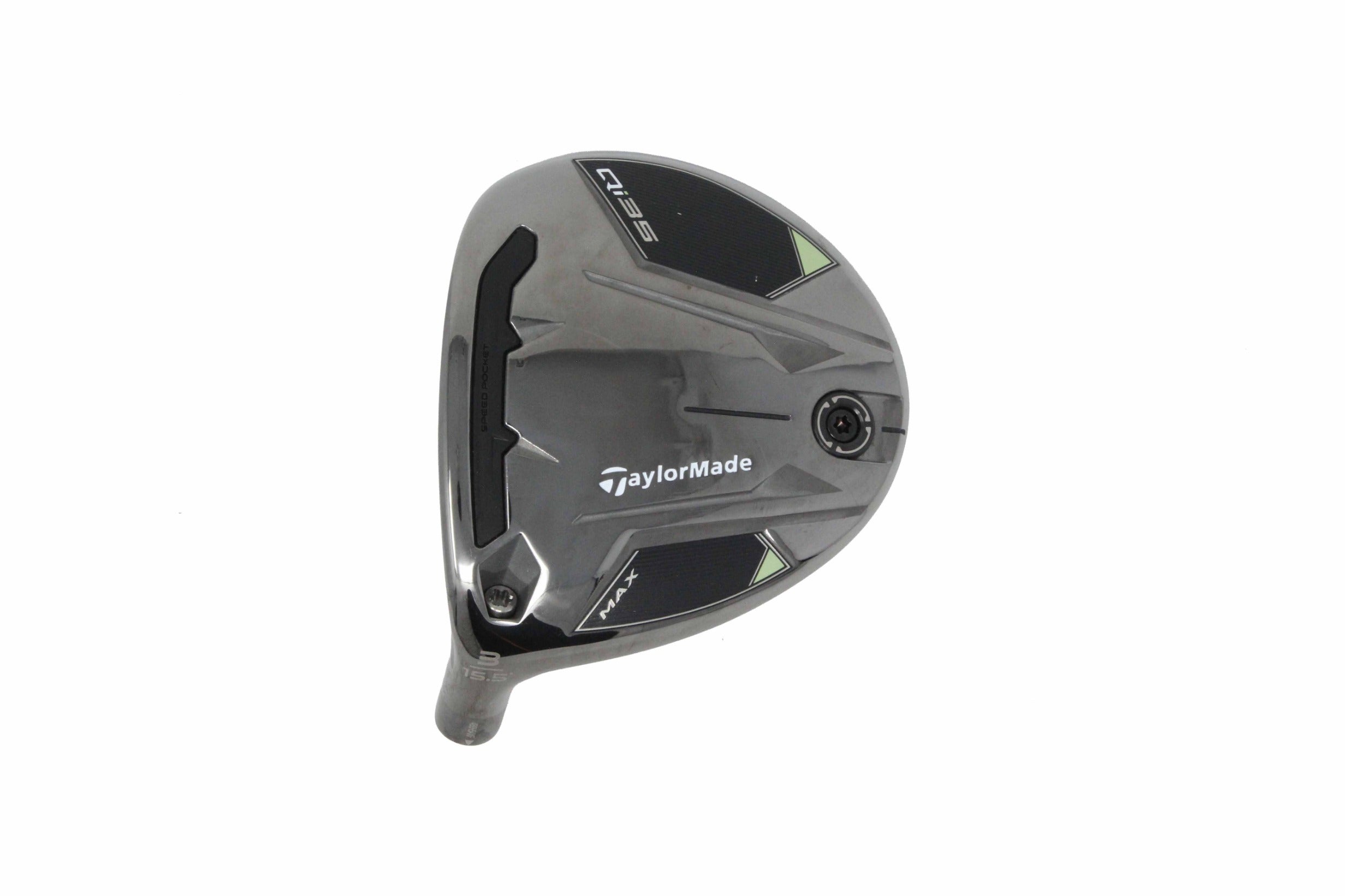 Used TaylorMade Qi35 MAX 3-Wood - HEAD ONLY - Left-Handed - 15.5 Degrees