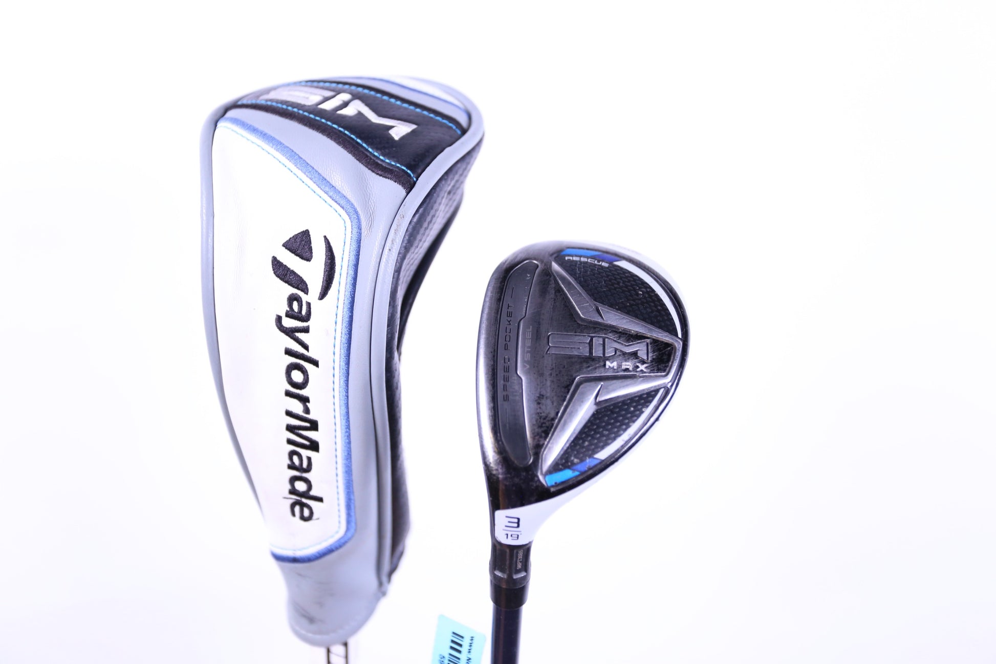 Used TaylorMade SIM MAX 3H Hybrid - Left-Handed - 19 Degrees - Stiff Flex-Next Round