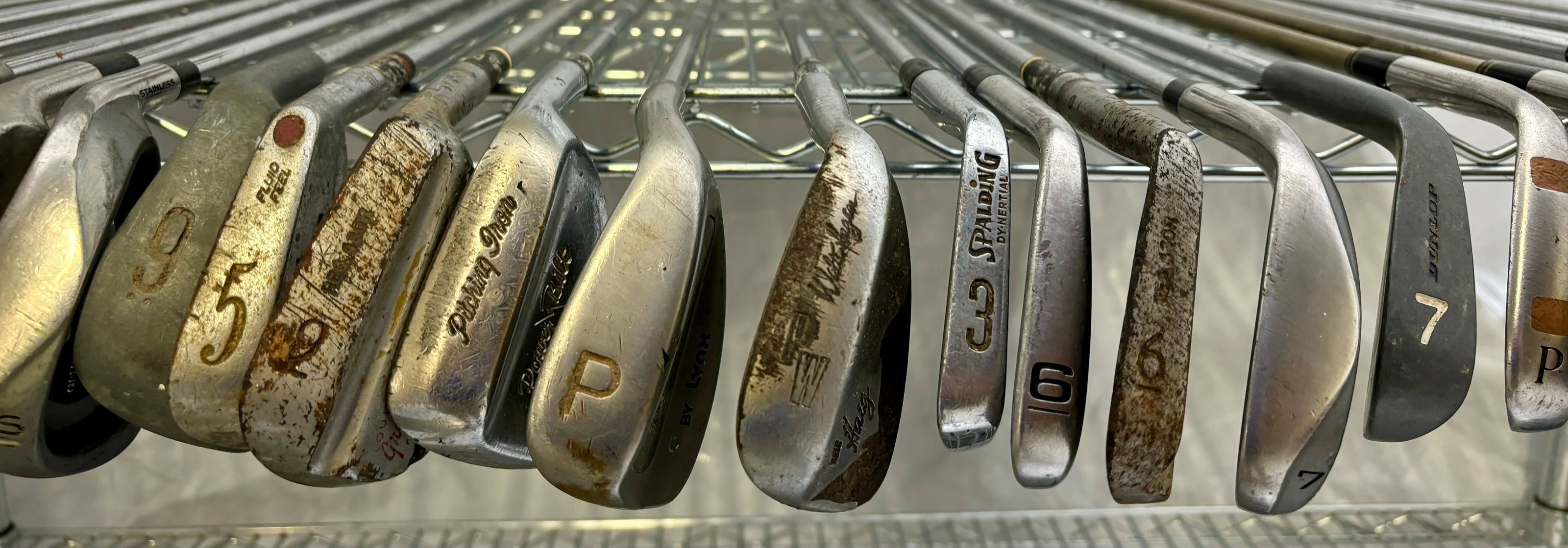 Wholesale Lot of 50 Golf Clubs - Assorted Single Irons and Wedges.-Next Round