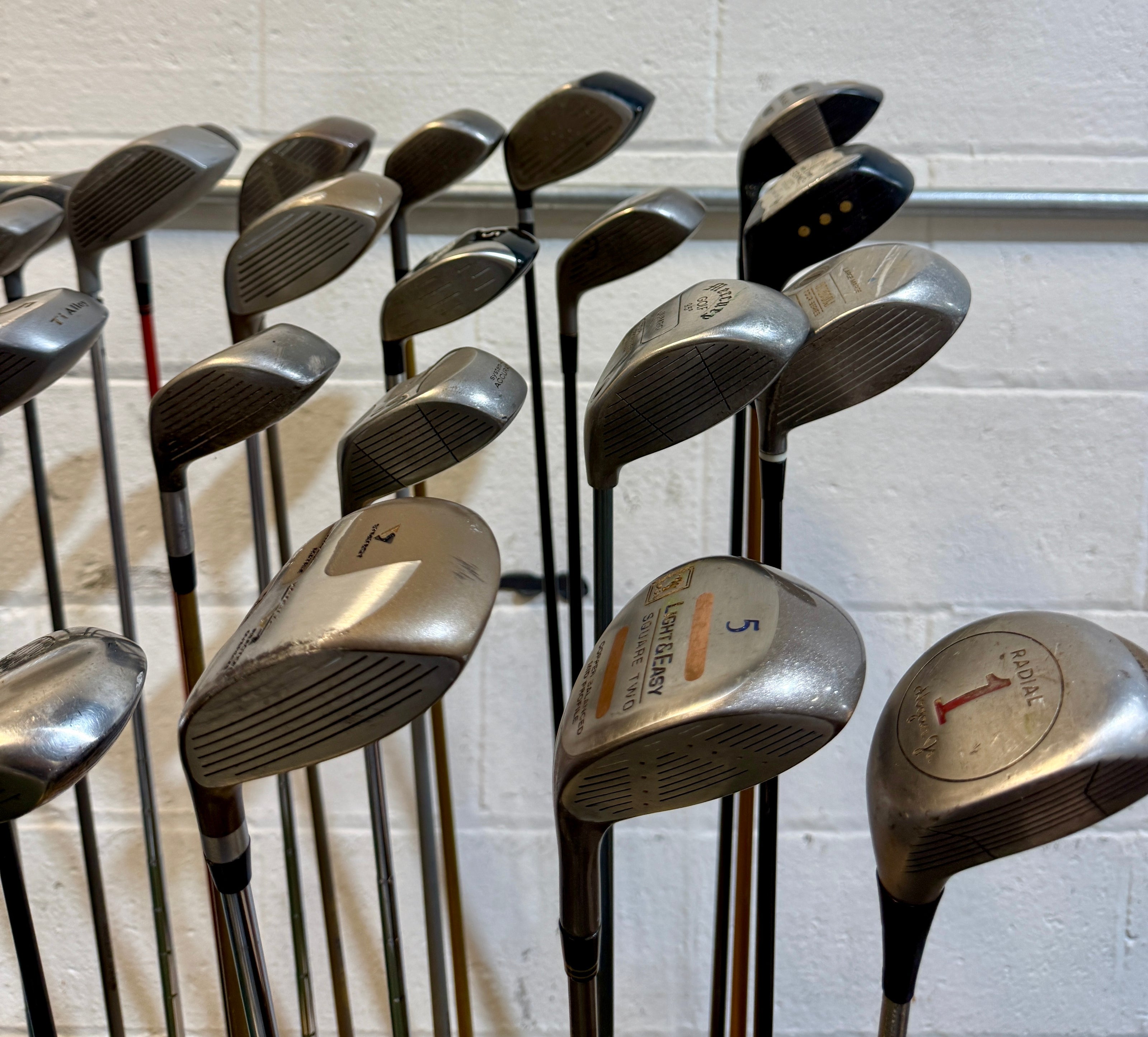 Wholesale Lot of 45 Golf Clubs - Assorted Fairway Woods - RH/LH - Mixed Flexes-Next Round
