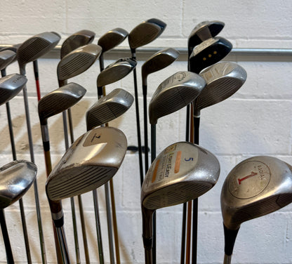 Wholesale Lot of 45 Golf Clubs - Assorted Fairway Woods - RH/LH - Mixed Flexes-Next Round