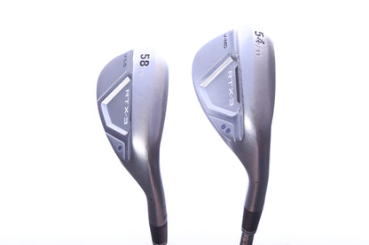 Used Cleveland RTX-3 CB Tour Satin Wedge Set - Right-Handed - 54*, 58* - Wedge Flex