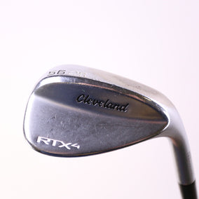 Used Cleveland RTX-4 Full Grind Tour Raw Sand Wedge - Right-Handed - 56 Degrees - Stiff Flex-Next Round