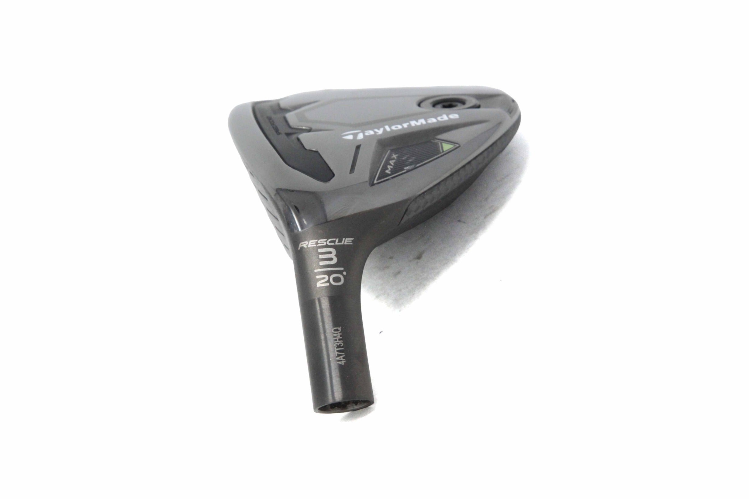 Used TaylorMade Qi35 MAX Rescue 3H - HEAD ONLY - Left-Handed - 20 Degrees