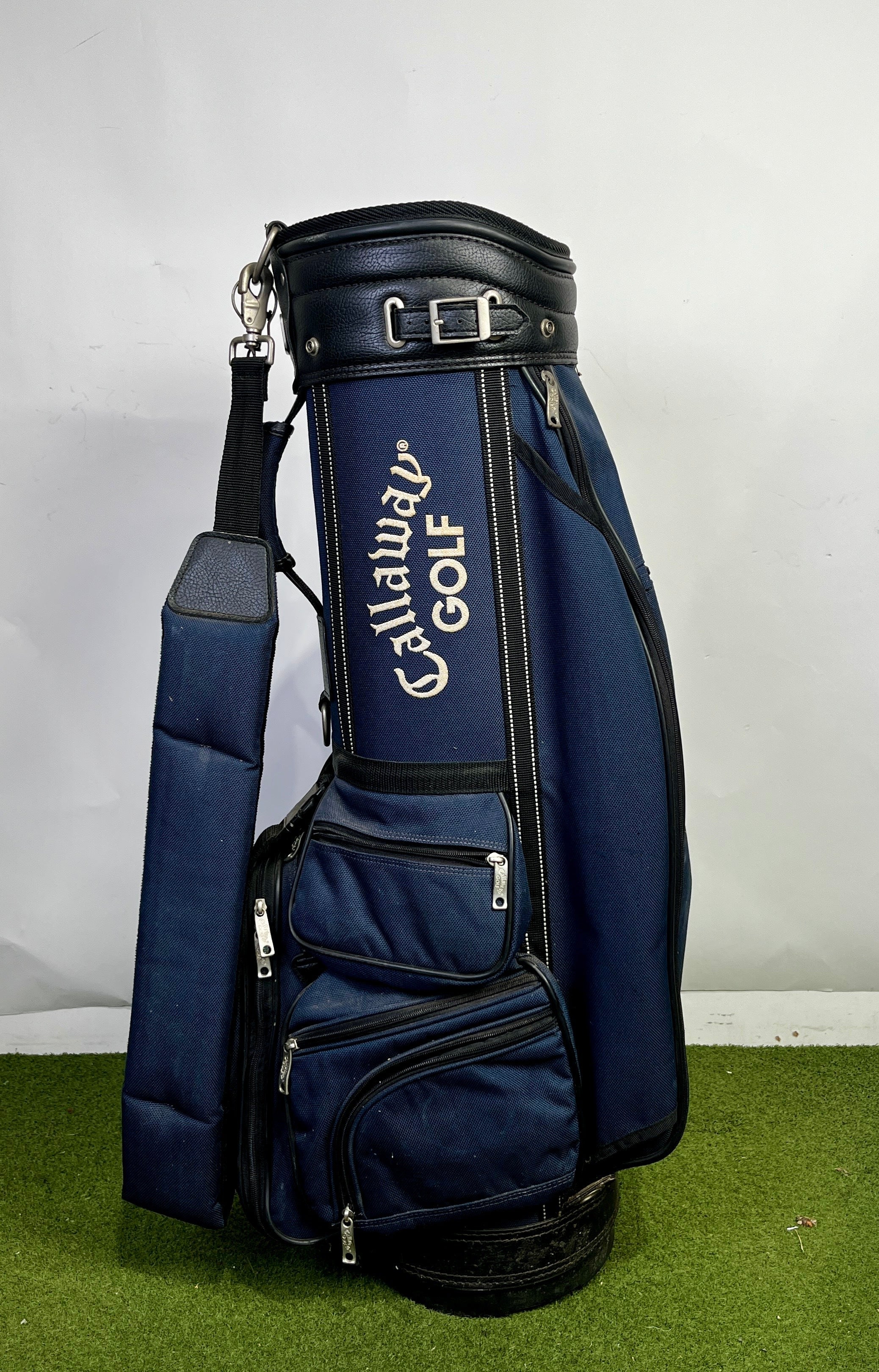 Callaway Golf Bag - 6 Dividers 11 Pockets- Blue and White-Next Round
