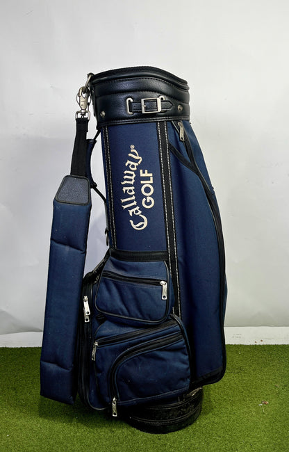 Callaway Golf Bag - 6 Dividers 11 Pockets- Blue and White-Next Round