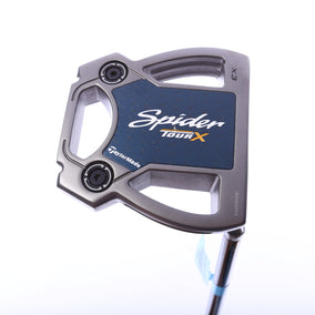Used TaylorMade Spider Tour X Black Slant Putter - Right-Handed - 35 in - Mallet-Next Round