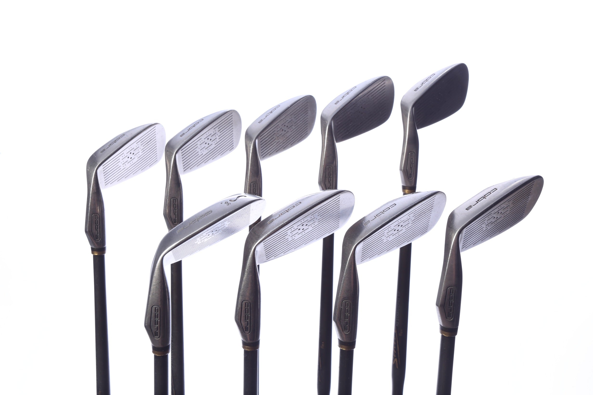 Used Cobra King Cobra 2 Senior Iron Set - Right-Handed - 3-PW, SW - Seniors Flex