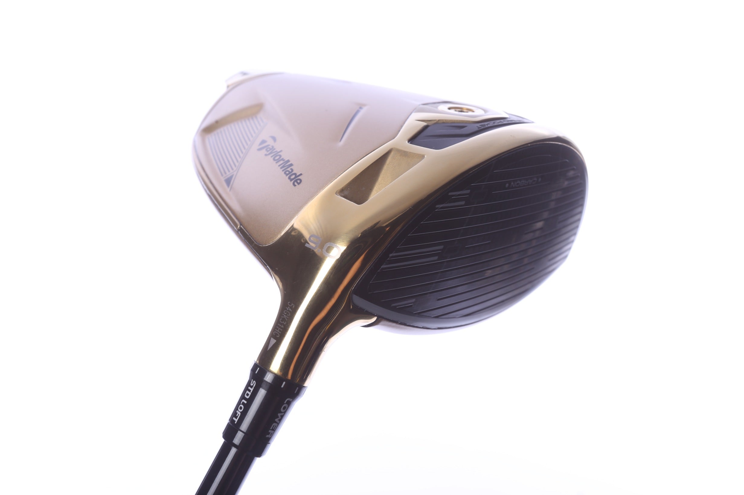 TaylorMade Qi35 Max Designer Gold Driver - 9 Degrees - Tour Extra Stiff Flex LA Golf Gold Series Mid - Right-Handed