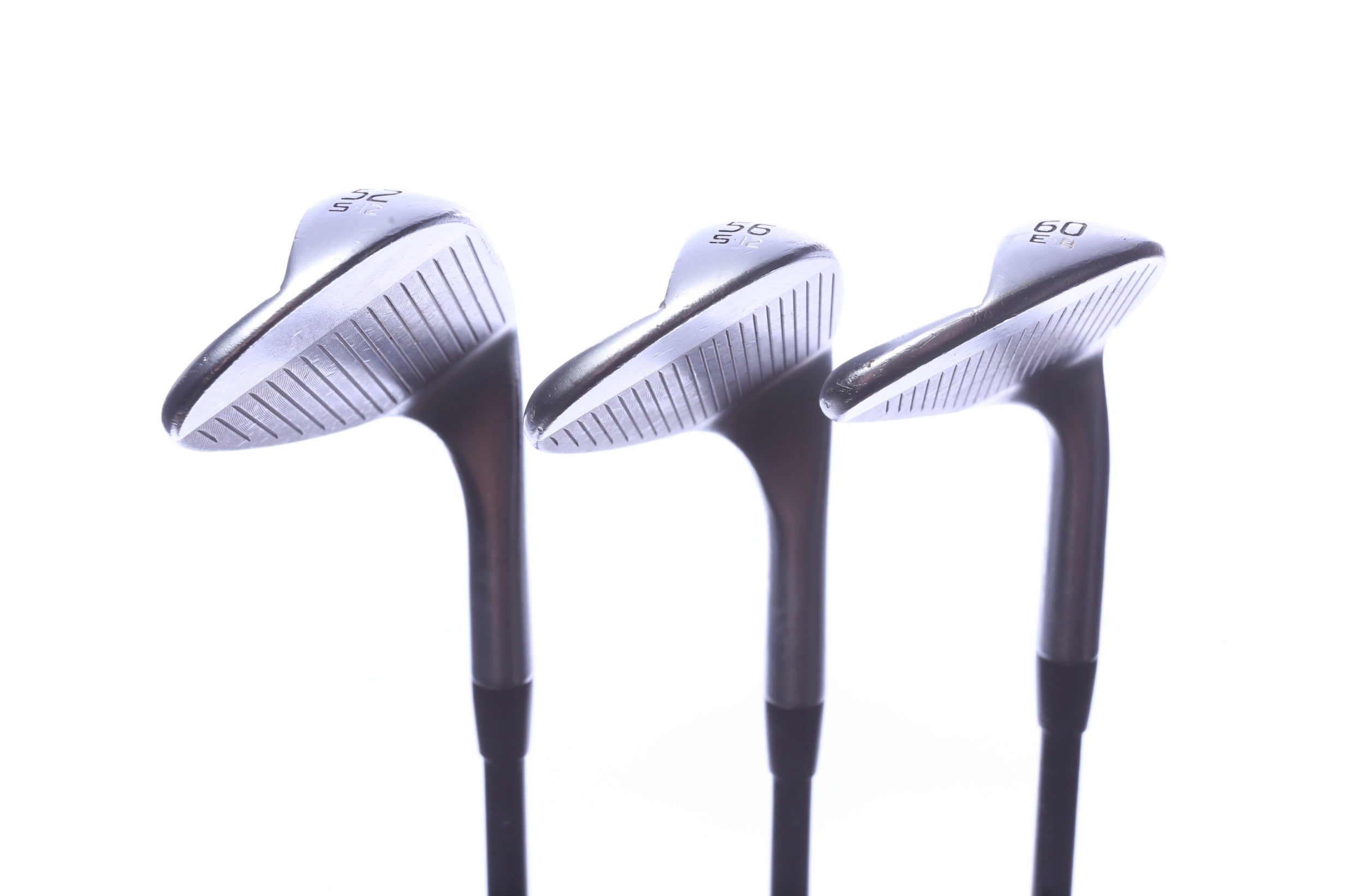 Used Ping s159 Chrome Wedge Set - Left-Handed - 52*, 56*, 60* - Soft Regular Flex