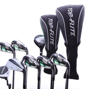 Used Top Flite Gamer X Complete Set - Right-Handed - 1W, 3W, 5H, 6-PW, SW, Putter - Not Specified Flex-Next Round