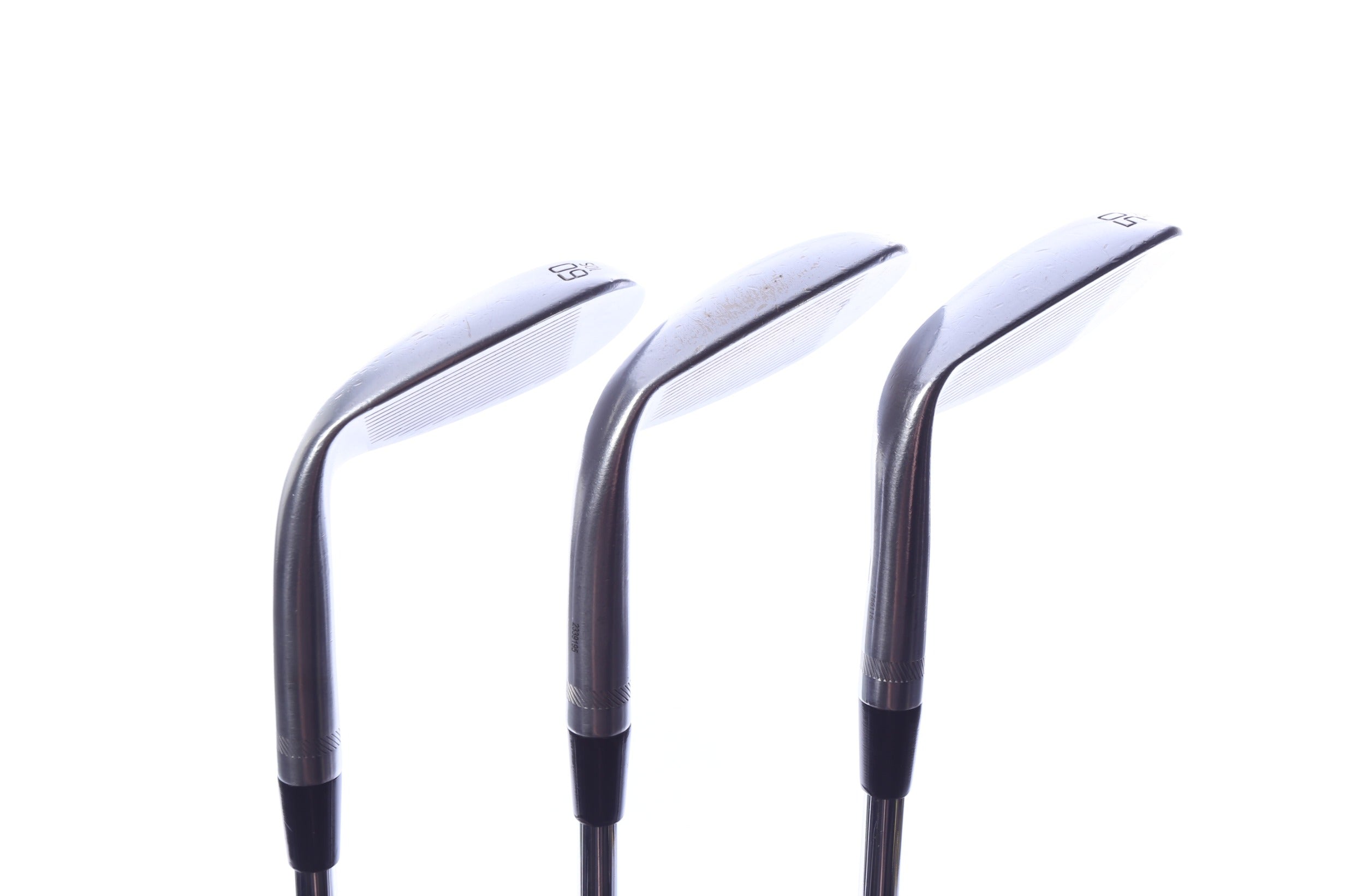Used Titleist Vokey SM9 Tour Chrome Wedge Set - Right-Handed - 50*, 56*, 60* - Wedge Flex-Next Round