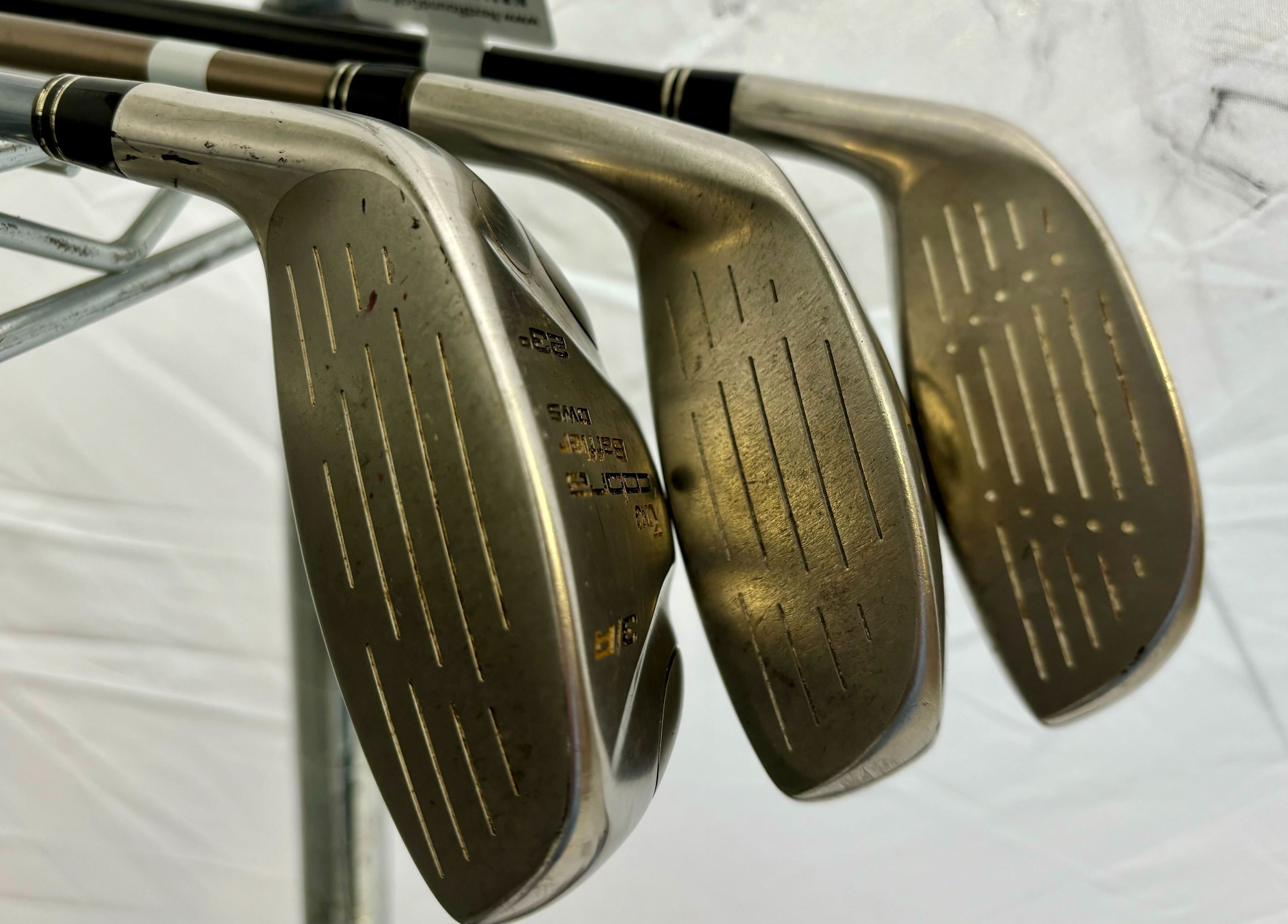 Wholesale Lot of 40 Golf Clubs - TaylorMade Woods and Cobra Baffler Hybrids-Next Round