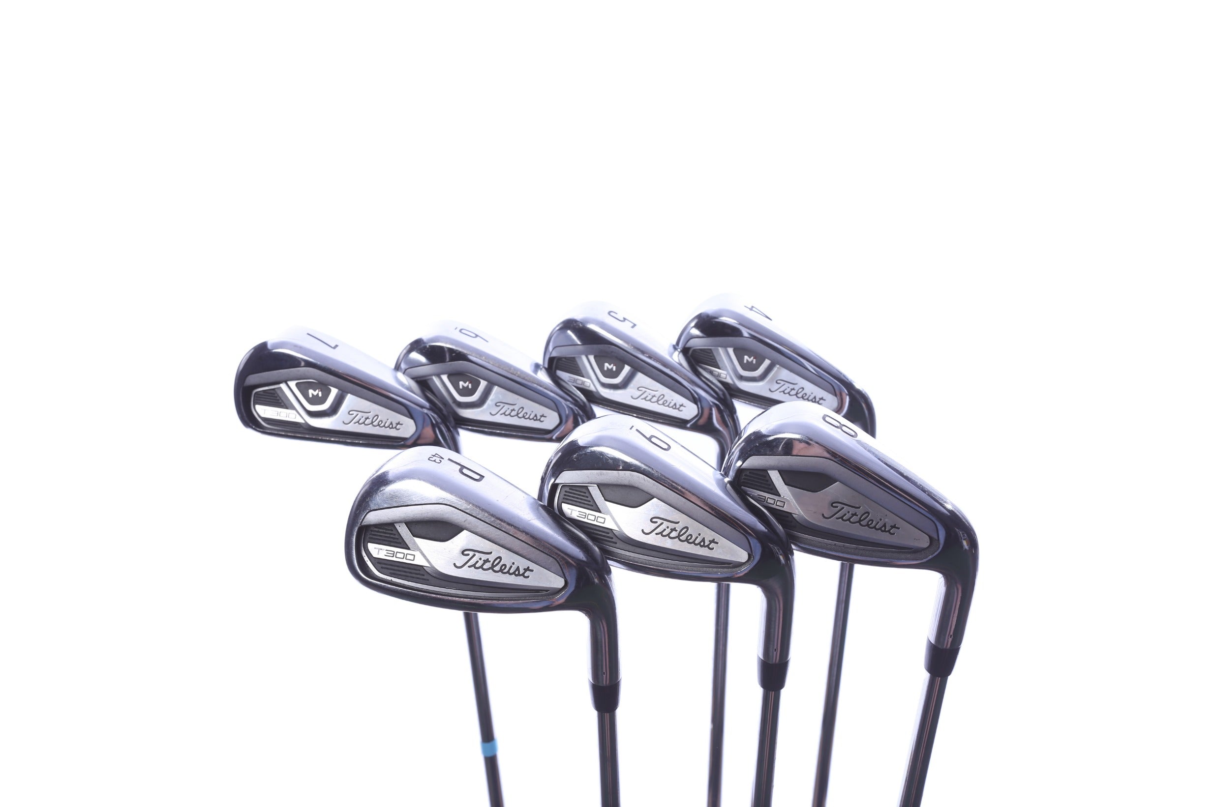 Used Titleist 2021 T300 Iron Set - Right-Handed - 4-PW - Extra Stiff Flex