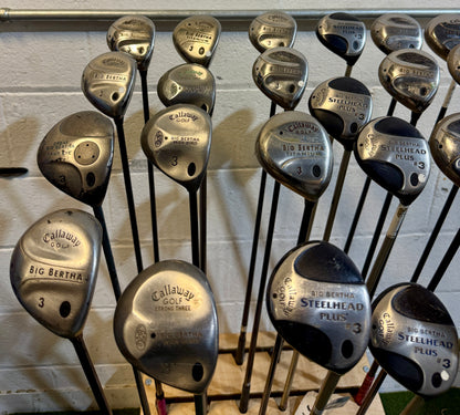 Wholesale Lot of 30 Golf Clubs - Callaway Fairway Woods