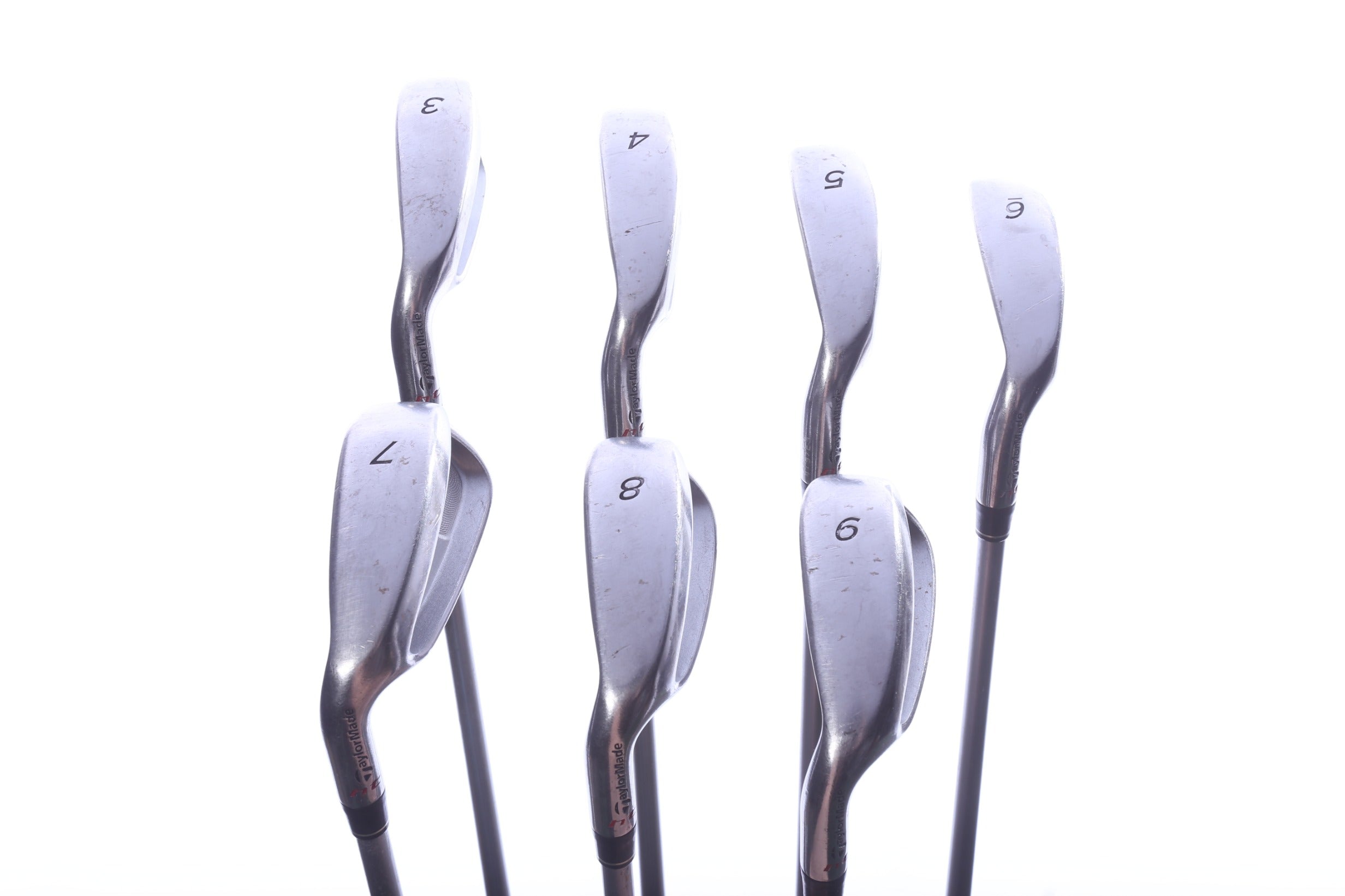 Used TaylorMade rac HT Iron Set - Left-Handed - 3-9 - Seniors Flex-Next Round