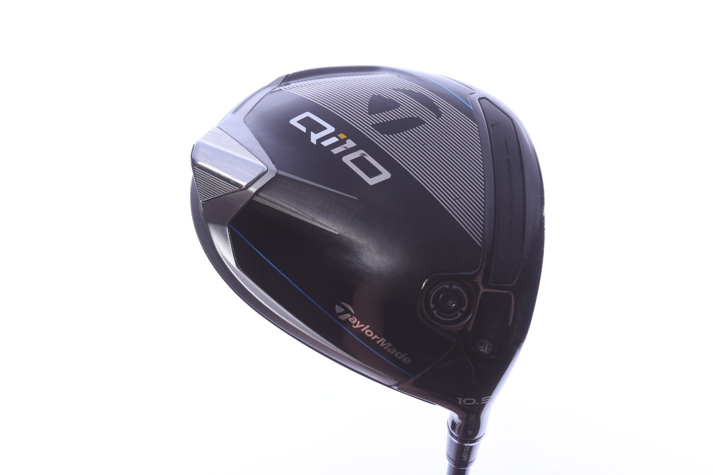 Used TaylorMade Qi10 Driver - 10.5 Degrees - Stiff Flex Fujikura VENTUS TR Blue - Right-Handed