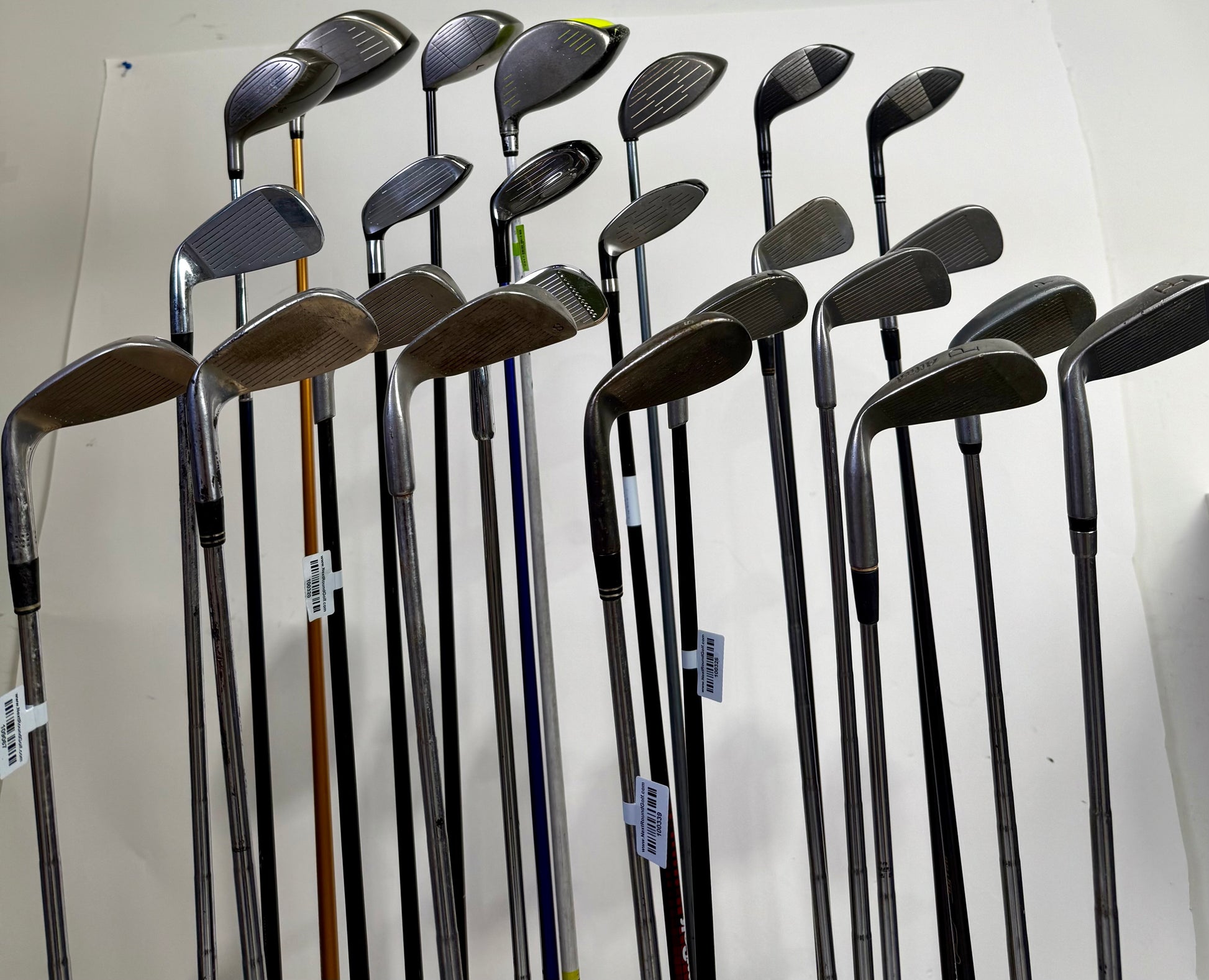 Wholesale Lot of 24 Golf Clubs - Right Handed - Assorted Brands and Flexes-Next Round