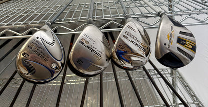 Wholesale Lot of 30 Golf Clubs - Cobra Woods & TaylorMade Drivers-Next Round