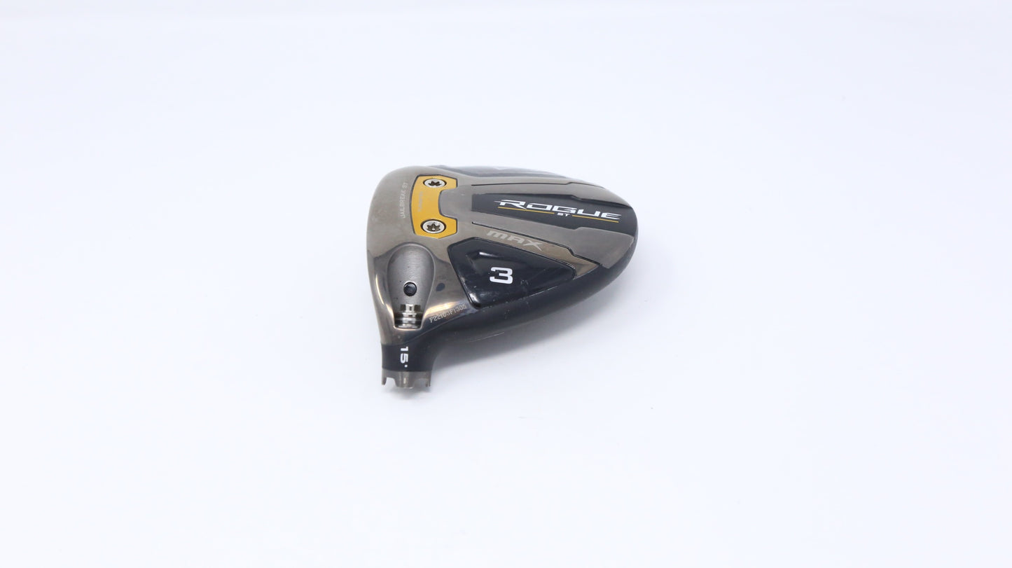Used Callaway Rogue ST MAX 3-Wood - HEAD ONLY - Left-Handed - 15 Degrees-Next Round