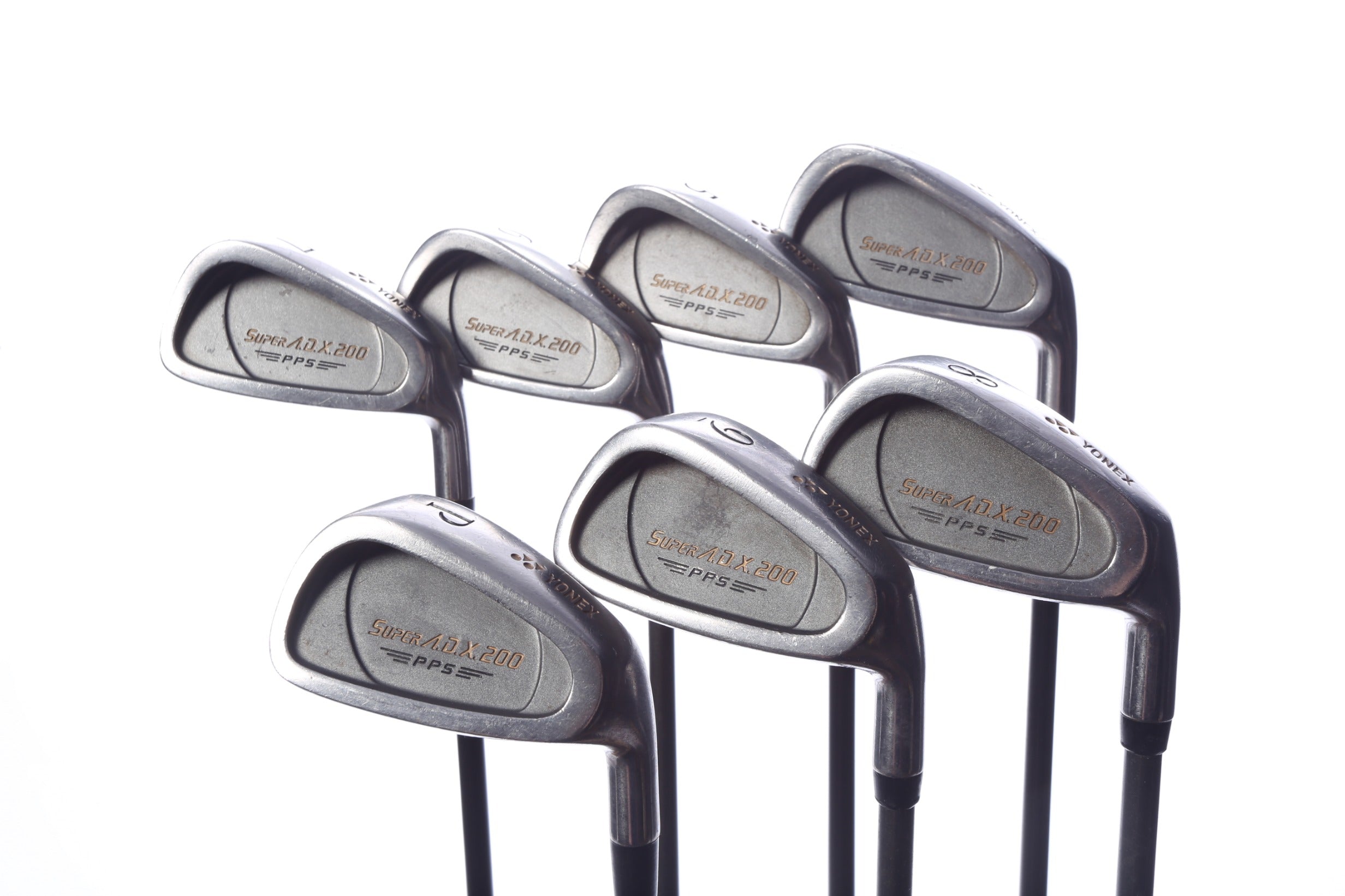 Used Yonex SUPER ADX 200 PPS Iron Set - Right-Handed - 4-PW - Regular Flex