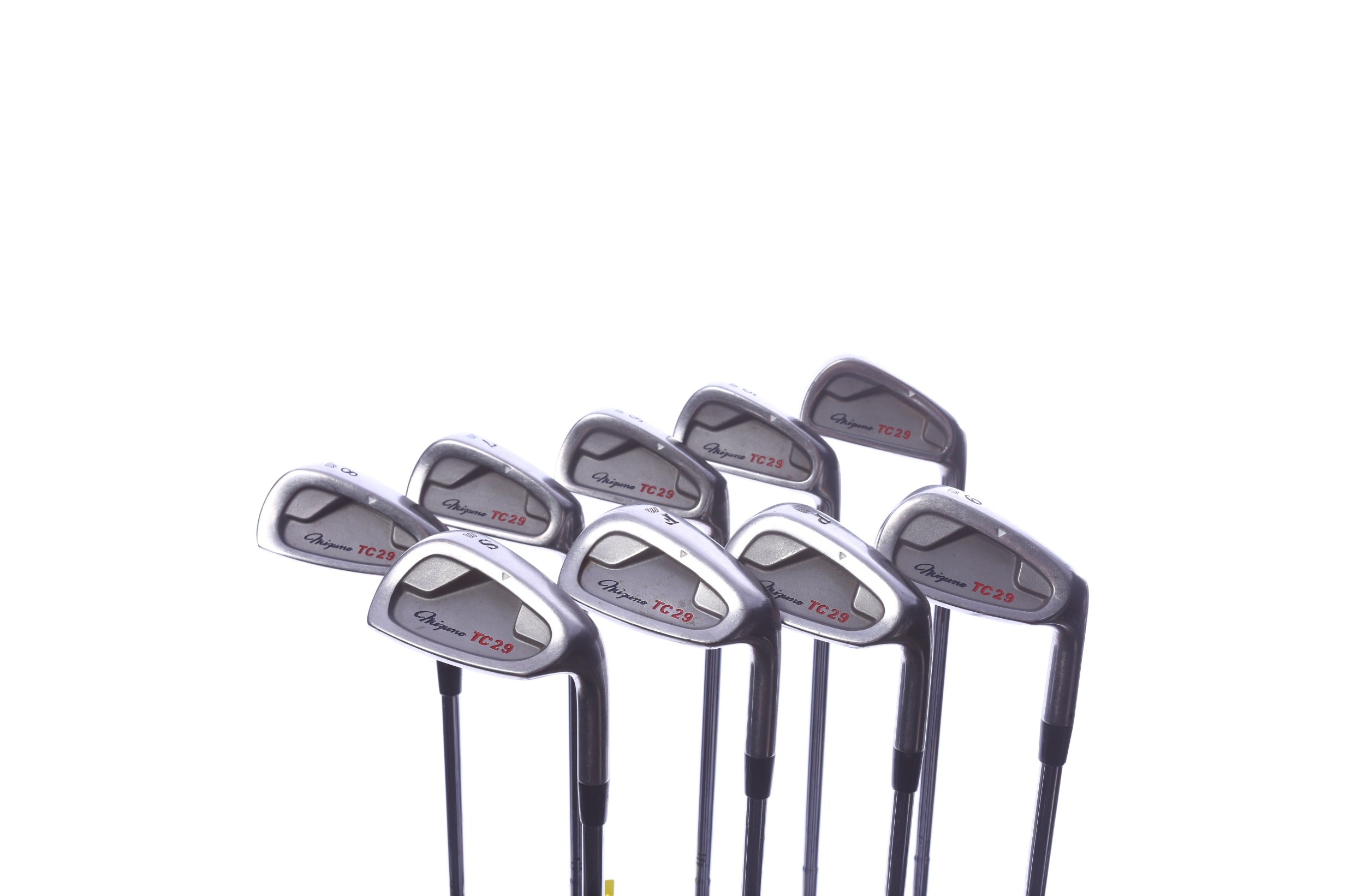 Used Mizuno TC29 Iron Set - Right-Handed - 4-PW, FW, SW - Stiff Flex