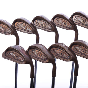 Used Ping Eye 2 Beryllium Copper Iron Set - Right-Handed - 2-PW - Stiff Flex-Next Round