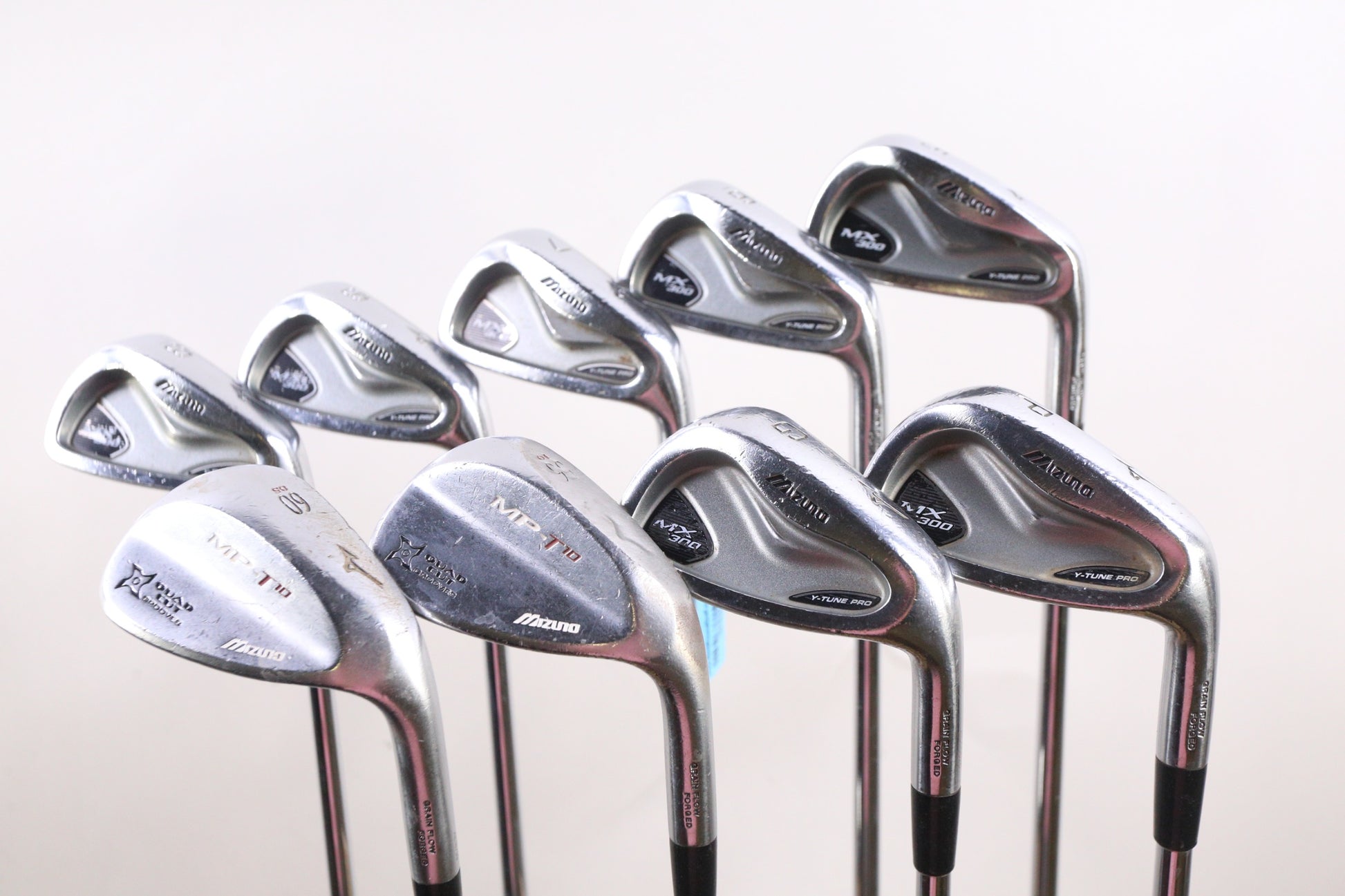 Used Mizuno MX-300 Iron Set - Right-Handed - 5-LW - Stiff Flex-Next Round