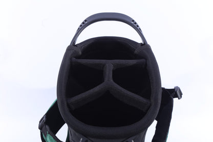 Used Mizuno 2025 BR-D3 Green Stand Bag - 4-Way - 5 Pockets - Rain Cover Included