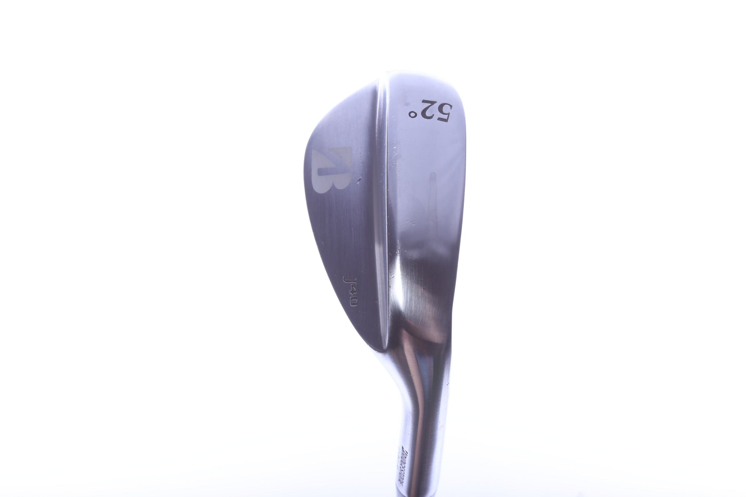 Used Bridgestone J40 Satin Chrome Gap Wedge - Right-Handed - 52 Degrees - Wedge Flex