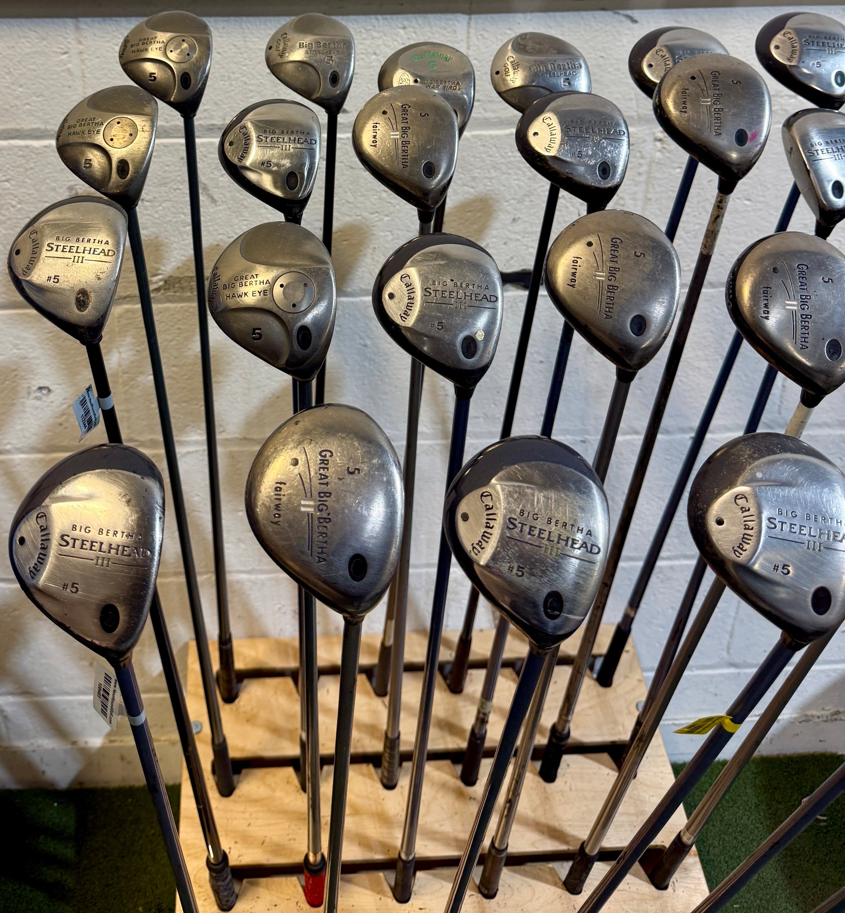 Wholesale Lot of 30 Golf Clubs - Callaway Fairway Woods