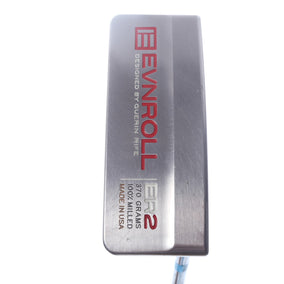 Used Evnroll ER2 MidBlade White TourTac Putter - Right-Handed - 34 in - Blade-Next Round