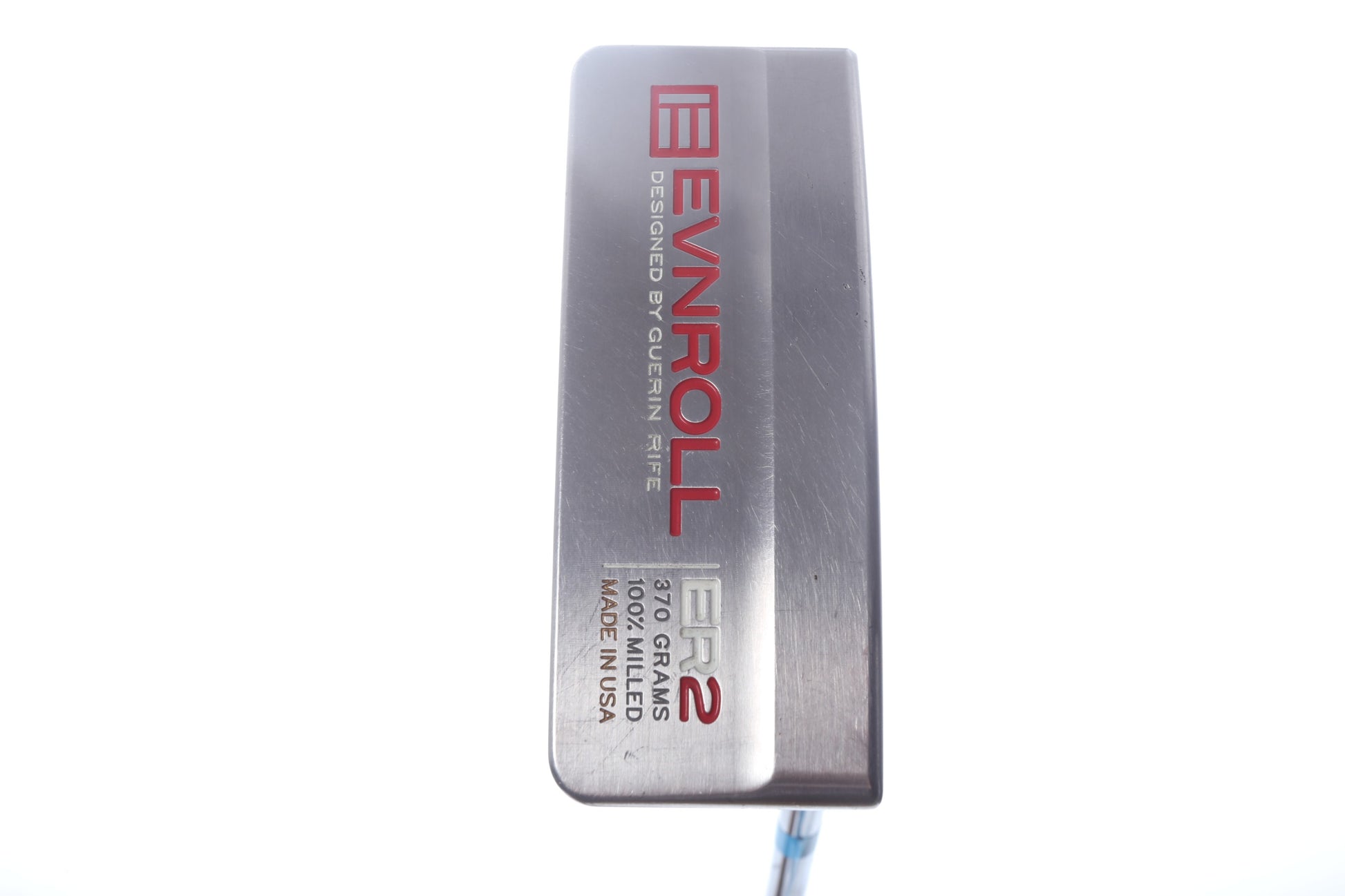 Used Evnroll ER2 MidBlade White TourTac Putter - Right-Handed - 34 in - Blade-Next Round