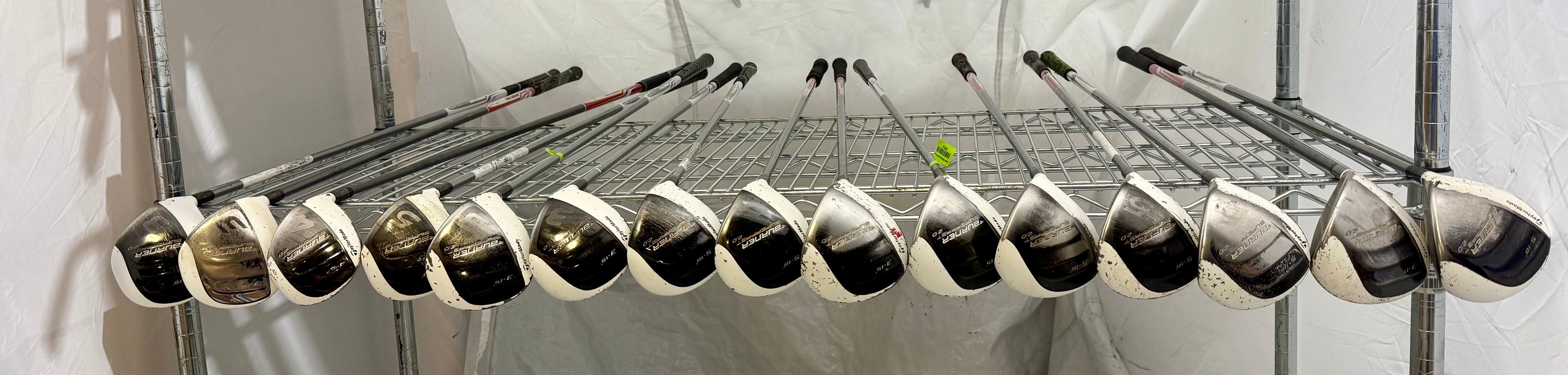 Wholesale Lot of 15 Golf Clubs - TaylorMade Burner Superfast 2.0 Fairway Woods-Next Round