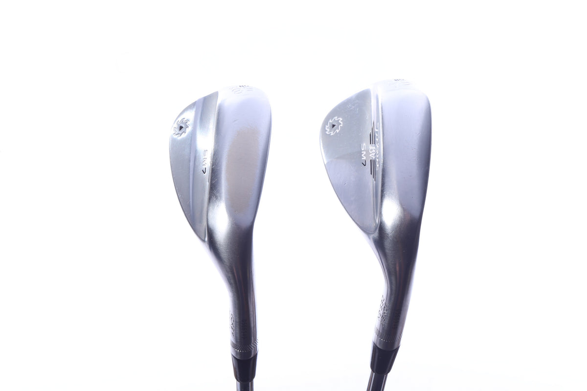 Used Titleist Vokey SM7 Tour Chrome Wedge Set - Right-Handed - 54*, 58* - Stiff Flex