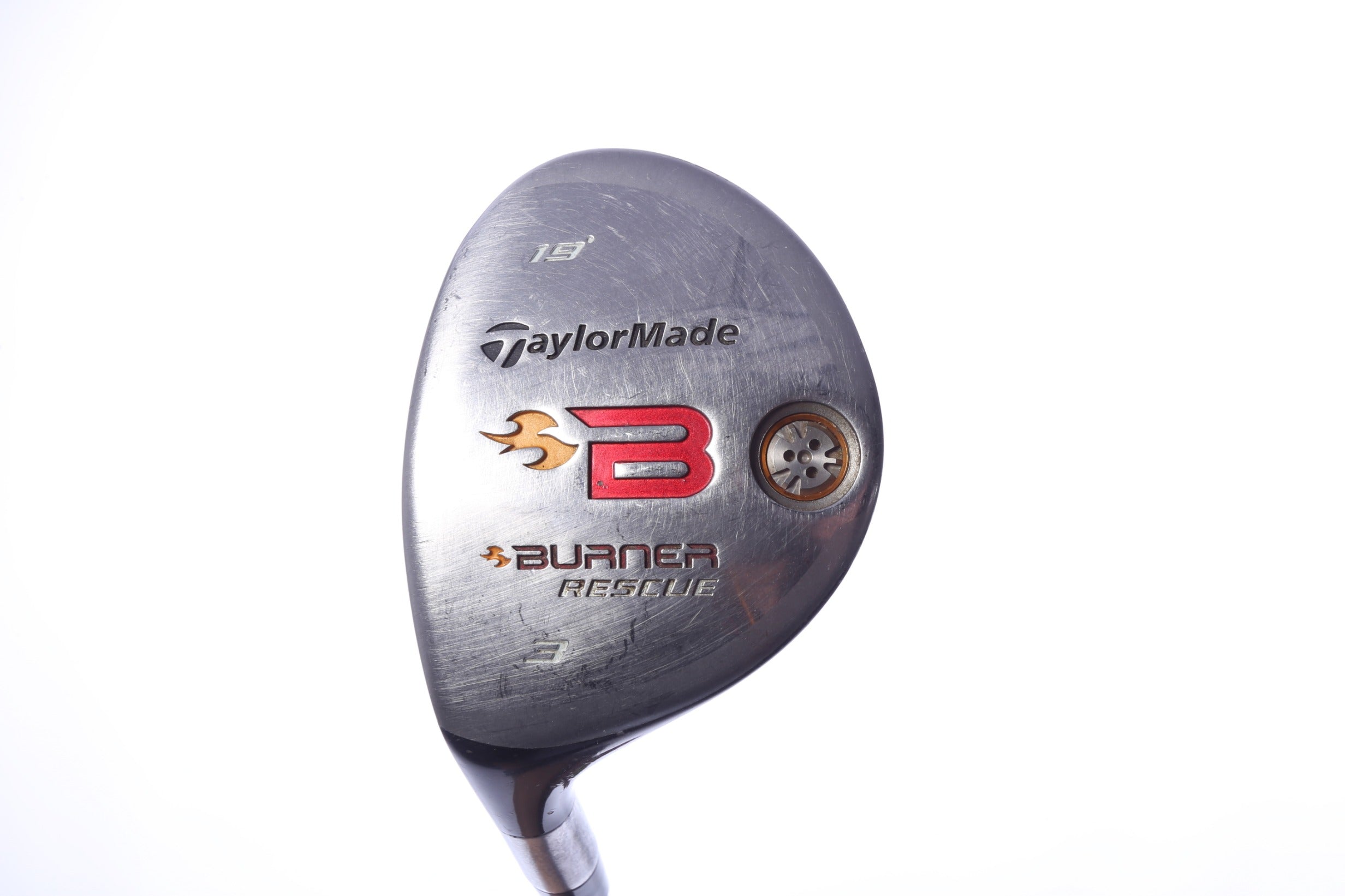 Used TaylorMade Burner Rescue 3H Hybrid - Left-Handed - 19 Degrees - Stiff Flex-Next Round
