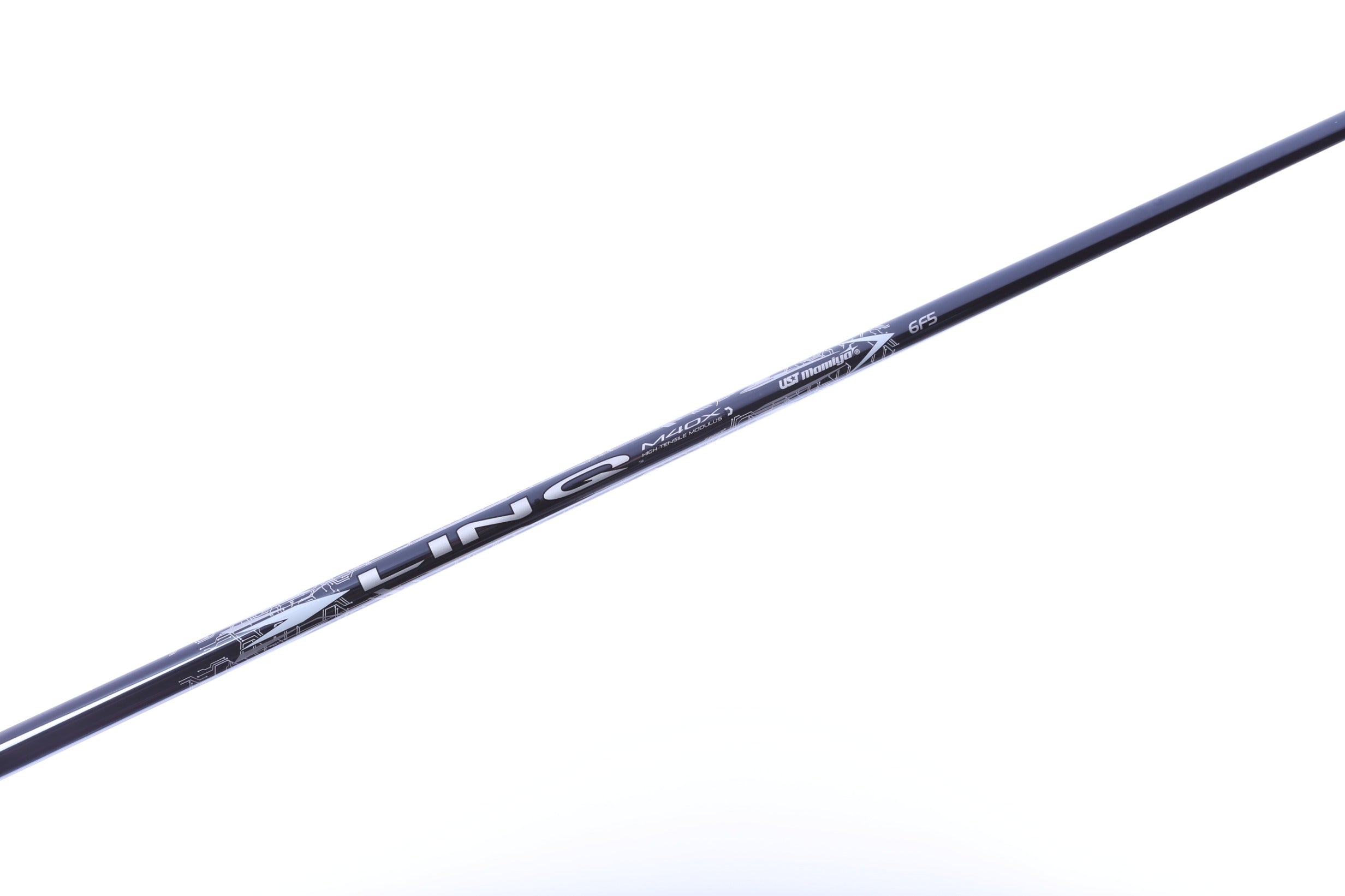 Used Ust Mamiya Lin-Q M40X White Driver Extra Stiff Flex Graphite Driver Shaft - 43.5 in - No Adapter Adapter-Next Round