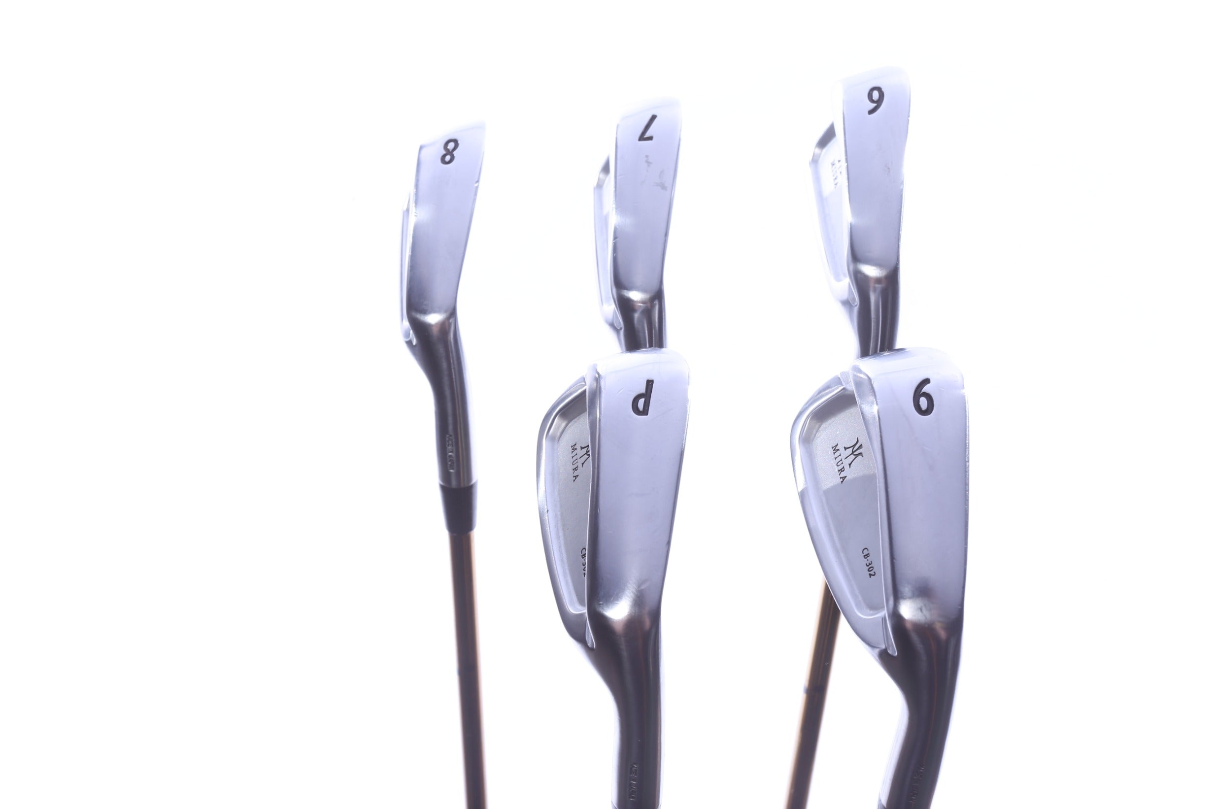 Used Miura CB-302 Iron Set - Right-Handed - 6-PW - Seniors Flex