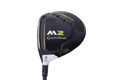 Used TaylorMade M2 2017 3-Wood - Left-Handed - 15 Degrees - Stiff Flex