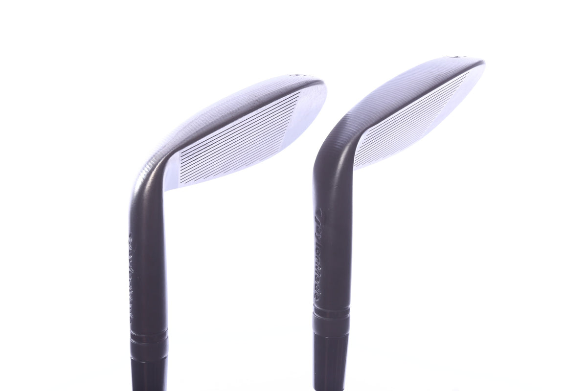 Used TaylorMade Milled Grind 3 Black Wedge Set - Right-Handed - 52*, 56* - Regular Flex-Next Round