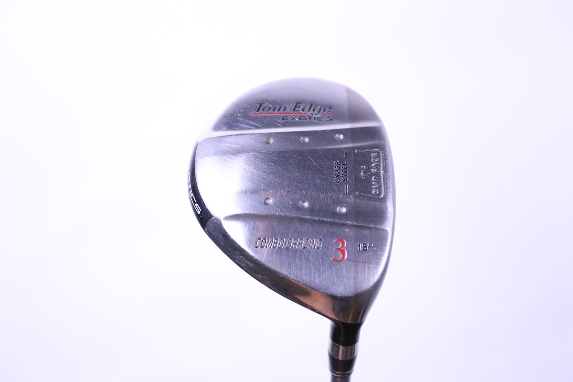 Used Tour Edge EXOTICS COMBO BRAZING 3-Wood - Right-Handed - 15 Degrees - Stiff Flex-Next Round