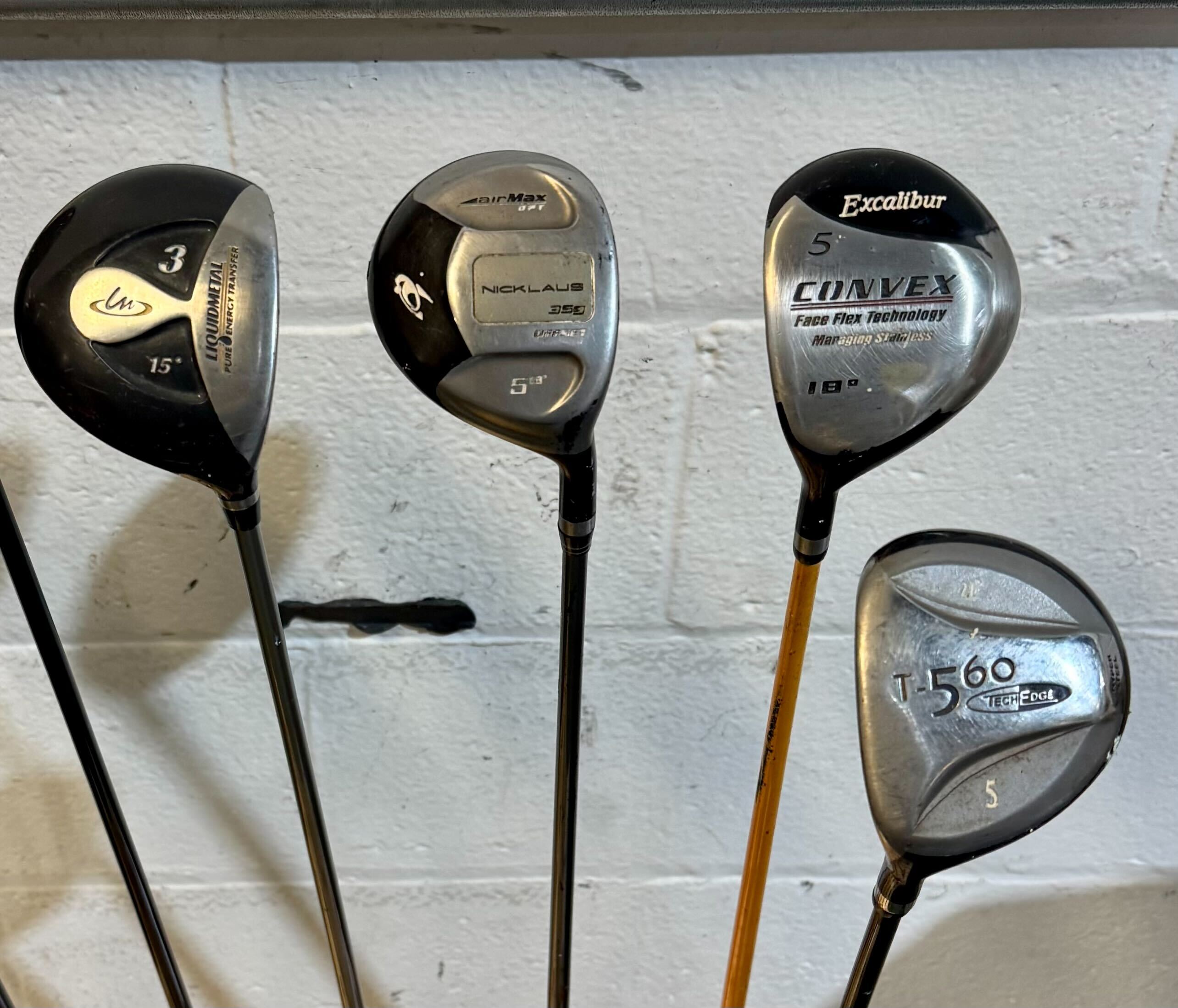 Wholesale Lot of 30 Golf Clubs - Assorted Fairway Woods - RH/LH - Mixed Flexes