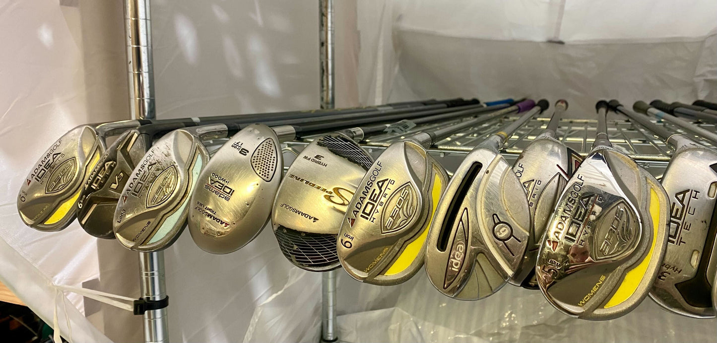 Wholesale Lot of 50 Golf Clubs - Adams Assorted Hybrids-Next Round