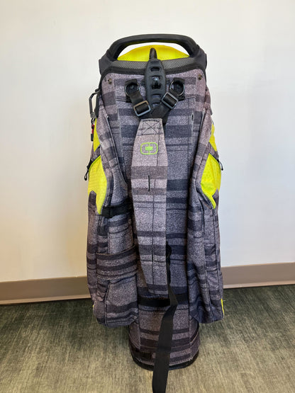 Ogio Machu Golf Cart Bag 14 Dividers/8 pockets w/ Strap and Rain Cover-Next Round