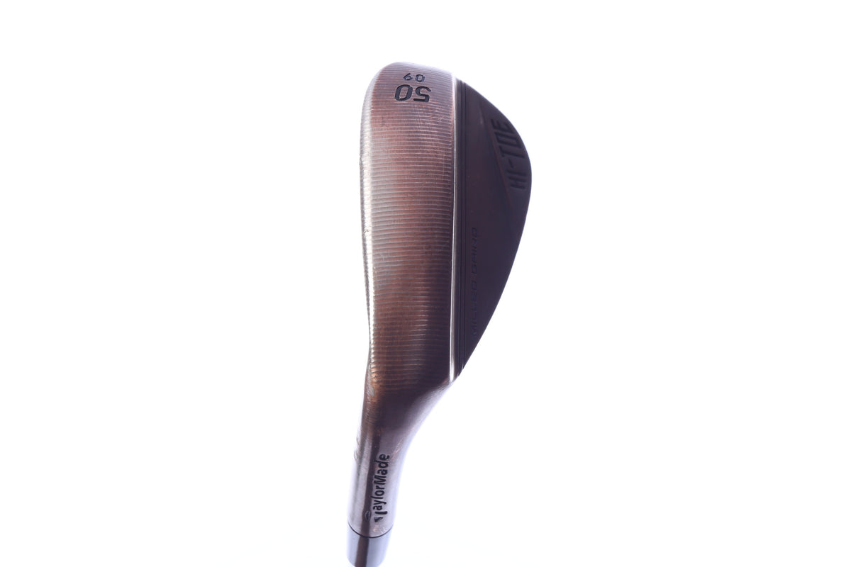 Used TaylorMade Milled Grind HI-TOE 3 Copper Gap Wedge - Left-Handed - 50 Degrees - Regular Flex-Next Round