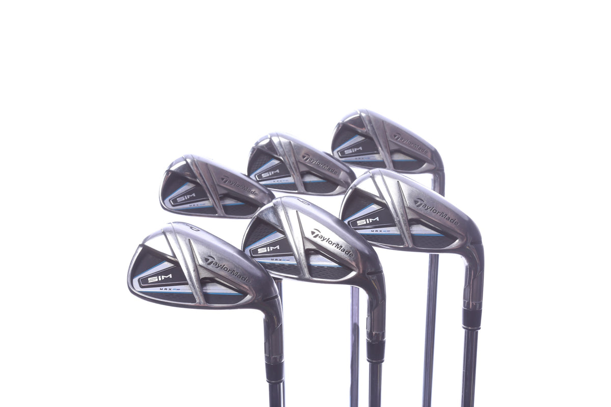Used TaylorMade SIM MAX Iron Set - Right-Handed - 5-PW - Regular Flex-Next Round