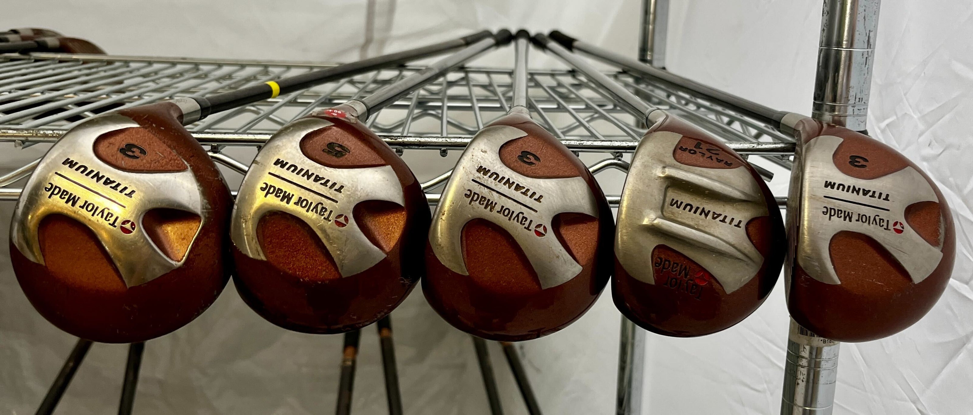 Wholesale Lot of 30 Golf Clubs - TaylorMade Titanium Fairway Woods-Next Round